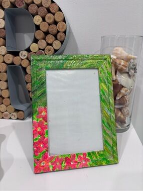 Hand-Painted 🎨 Decorative Photo Frame | “In Bloom” 🌸
